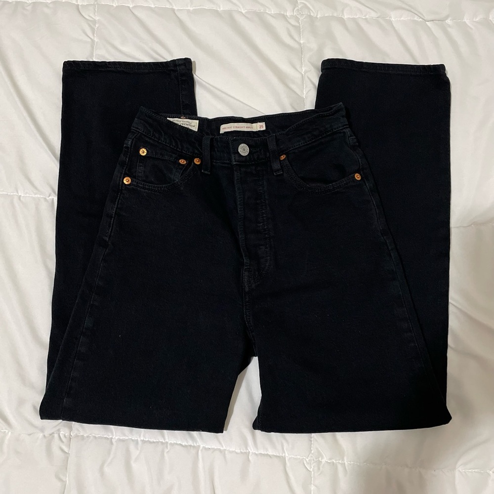 Levi Ribcage Straight Ankle Jeans, Aritzia